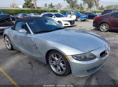 2008 BMW Z4 3.0I Silver  Gasoline 4USBU33518LW75429 photo #1