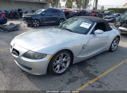 2008 BMW Z4 3.0I Silver  Gasoline 4USBU33518LW75429 photo #3