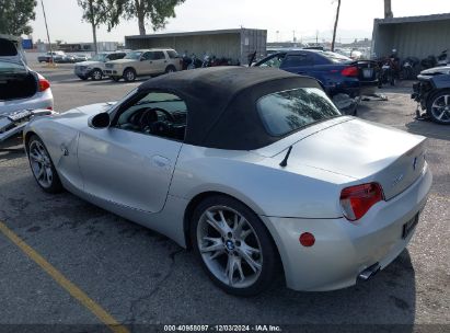 2008 BMW Z4 3.0I Silver  Gasoline 4USBU33518LW75429 photo #4