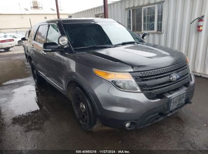 2013 FORD EXPLORER XLT Gray  Gasoline 1FM5K8D87DGC82600 photo #1