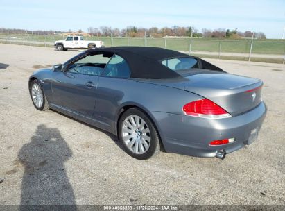 2005 BMW 645CI Gray  Gasoline WBAEK73455B327185 photo #4