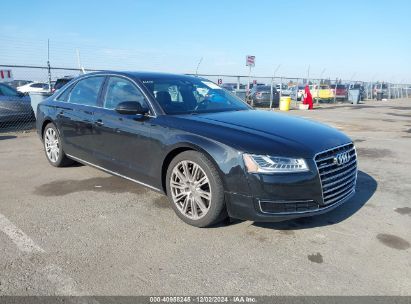 2015 AUDI A8 L 3.0T Black  Gasoline WAU3GAFD1FN040962 photo #1