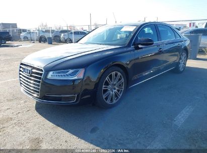 2015 AUDI A8 L 3.0T Black  Gasoline WAU3GAFD1FN040962 photo #3