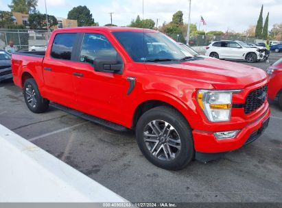 2021 FORD F-150 XL Red  Gasoline 1FTEW1CP2MKD46550 photo #1