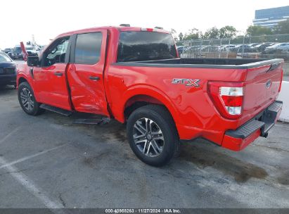 2021 FORD F-150 XL Red  Gasoline 1FTEW1CP2MKD46550 photo #4