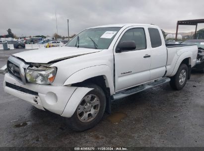 2007 TOYOTA TACOMA BASE V6 White  Gasoline 5TEUU42N67Z376007 photo #3