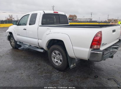 2007 TOYOTA TACOMA BASE V6 White  Gasoline 5TEUU42N67Z376007 photo #4