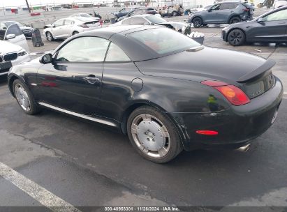 2005 LEXUS SC 430 Black  Gasoline JTHFN48Y350062138 photo #4