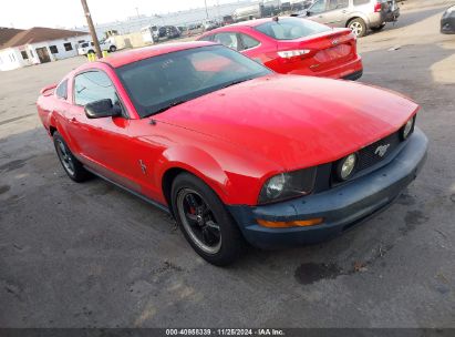 2006 FORD MUSTANG V6 Red  Gasoline 1ZVFT80N965232536 photo #1