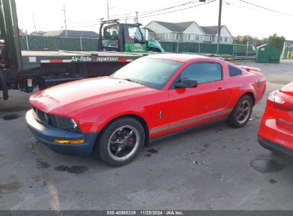 2006 FORD MUSTANG V6 Red  Gasoline 1ZVFT80N965232536 photo #3