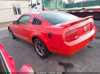 2006 FORD MUSTANG V6 Red  Gasoline 1ZVFT80N965232536 photo #4