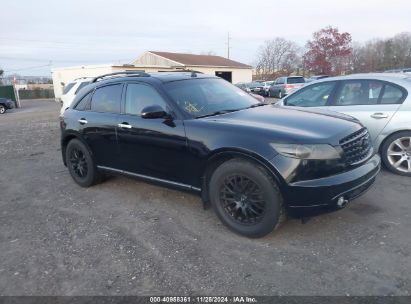 2003 INFINITI FX35 Black  Gasoline JNRAS08U43X100359 photo #1