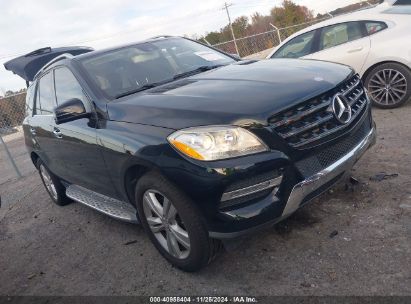 2015 MERCEDES-BENZ ML 350 Black  Gasoline 4JGDA5JB6FA489501 photo #1