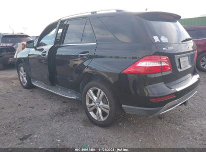 2015 MERCEDES-BENZ ML 350 Black  Gasoline 4JGDA5JB6FA489501 photo #4