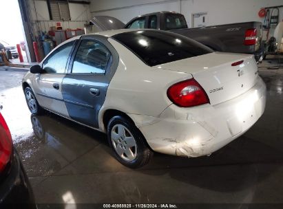 2004 DODGE NEON SE White  Gasoline 1B3ES26C04D619162 photo #4