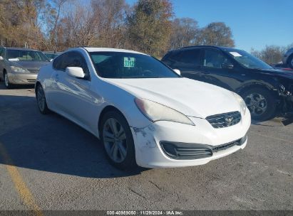 2012 HYUNDAI GENESIS 2.0T White  Gasoline KMHHT6KD0CU078364 photo #1