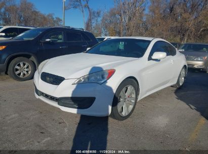 2012 HYUNDAI GENESIS 2.0T White  Gasoline KMHHT6KD0CU078364 photo #3