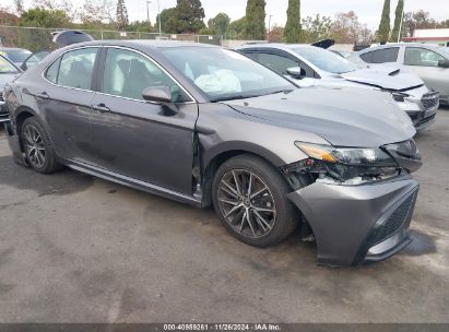 2022 TOYOTA CAMRY SE Gray  Gasoline 4T1G11AKXNU672192 photo #1