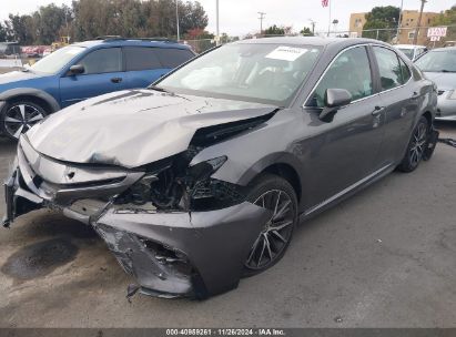 2022 TOYOTA CAMRY SE Gray  Gasoline 4T1G11AKXNU672192 photo #3