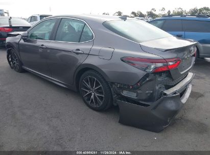 2022 TOYOTA CAMRY SE Gray  Gasoline 4T1G11AKXNU672192 photo #4