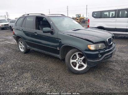 2003 BMW X5 3.0I Green  Gasoline 5UXFA53513LV81800 photo #1