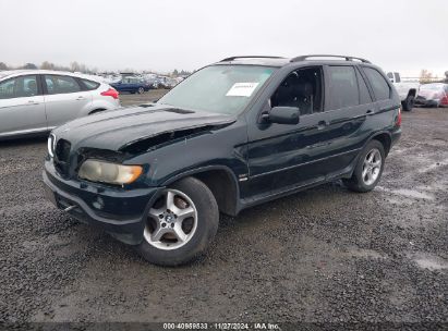 2003 BMW X5 3.0I Green  Gasoline 5UXFA53513LV81800 photo #3