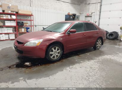 2005 HONDA ACCORD 3.0 EX Maroon  Gasoline 1HGCM66505A029282 photo #3