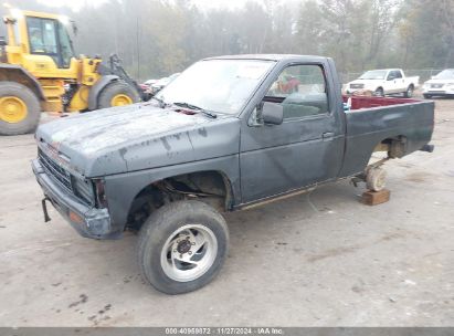 1989 NISSAN D21 SHORT BED Black  Gasoline 1N6ND11YXKC340212 photo #3