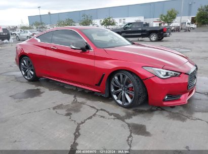 2021 INFINITI Q60 RED SPORT 400 Red  Gasoline JN1FV7LK1MM530528 photo #1