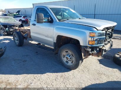 2019 CHEVROLET SILVERADO 2500HD WT Silver  Flexible Fuel 1GC0KREG2KF238100 photo #1