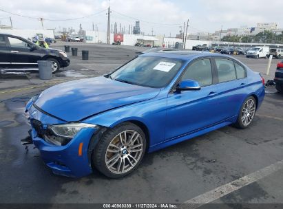 2013 BMW 335I Blue  Gasoline WBA3A9G53DNP37263 photo #3