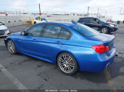 2013 BMW 335I Blue  Gasoline WBA3A9G53DNP37263 photo #4