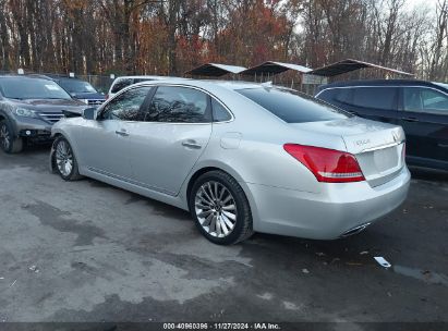 2014 HYUNDAI EQUUS ULTIMATE Silver  Gasoline KMHGH4JHXEU073861 photo #4