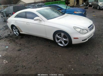 2006 MERCEDES-BENZ CLS 500 White  Gasoline WDDDJ75X76A065398 photo #1