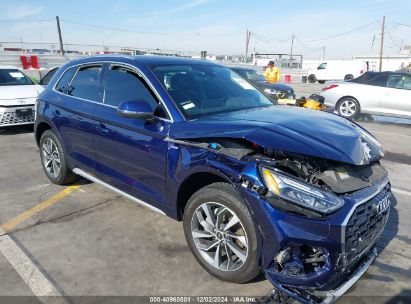 2023 AUDI Q5 PREMIUM 45 TFSI S LINE QUATTRO Dark Blue  Gasoline WA1GAAFY4P2106846 photo #1