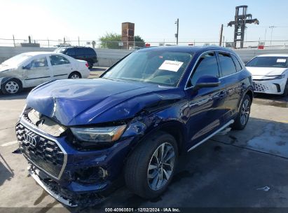 2023 AUDI Q5 PREMIUM 45 TFSI S LINE QUATTRO Dark Blue  Gasoline WA1GAAFY4P2106846 photo #3