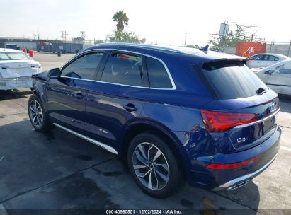 2023 AUDI Q5 PREMIUM 45 TFSI S LINE QUATTRO Dark Blue  Gasoline WA1GAAFY4P2106846 photo #4