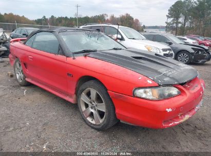 1995 FORD MUSTANG GT/GTS Red  Gasoline 1FALP45T3SF283602 photo #1