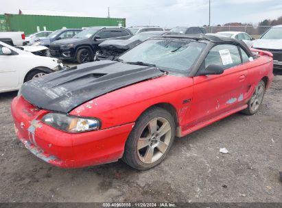 1995 FORD MUSTANG GT/GTS Red  Gasoline 1FALP45T3SF283602 photo #3