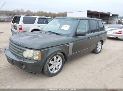 2006 LAND ROVER RANGE ROVER HSE Gray  Gasoline SALME15446A199084 photo #3