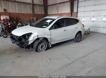 2014 NISSAN ROGUE SELECT S White  Gasoline JN8AS5MV9EW715336 photo #3