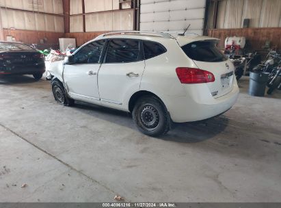 2014 NISSAN ROGUE SELECT S White  Gasoline JN8AS5MV9EW715336 photo #4