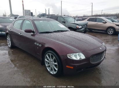 2008 MASERATI QUATTROPORTE BASE AUTOMATIC/EXECUTIVE GT AUTOMATIC/SPORT GT S AUTOMATIC Burgundy  Gasoline ZAMFE39A180036294 photo #1