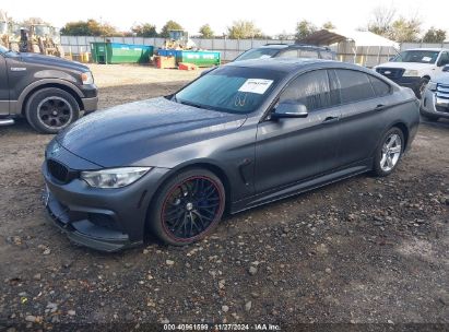 2015 BMW 435I GRAN COUPE Gray  Gasoline WBA4B1C55FG241025 photo #3