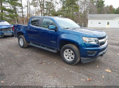 2019 CHEVROLET COLORADO WT Blue  Gasoline 1GCGTBEN1K1264752 photo #1