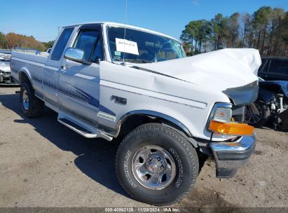 1996 FORD F150 White  Gasoline 1FTEX14N3TKA20605 photo #1