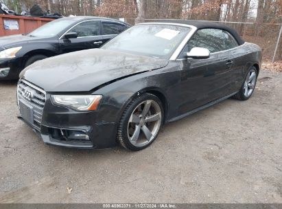 2014 AUDI S5 3.0T PREMIUM PLUS Black  Gasoline WAUCGAFH0EN005136 photo #3