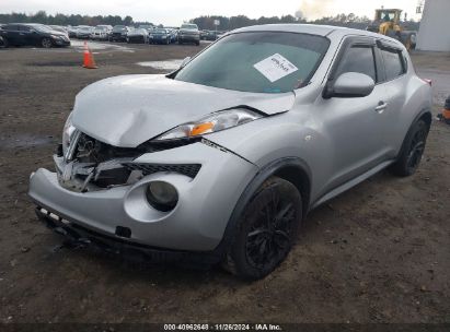 2014 NISSAN JUKE SV Silver  Gasoline JN8AF5MR7ET351443 photo #3