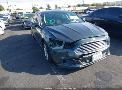 2015 FORD FUSION HYBRID SE Gray  Hybrid 3FA6P0LU7FR185716 photo #1