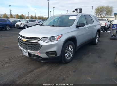 2020 CHEVROLET TRAVERSE FWD LS Silver  Gasoline 1GNERFKW2LJ107346 photo #3